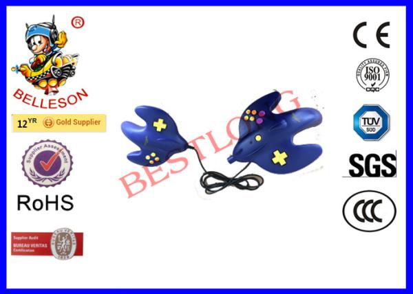 Buy Blue TM 118 Mini Arcade Game Machines Double Players With 8 Bits Game System at wholesale prices