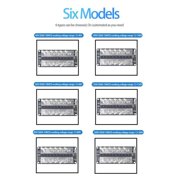 Enerkey Ideal Diode Module 40V 60V 80V 300A Sloar Base Station Redundant Power Battery Switching Module RV Modification