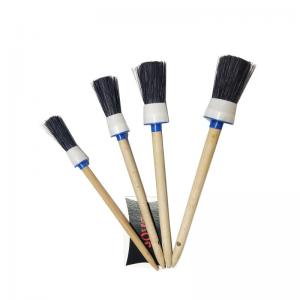 Quality New Design Replaceable Brush Head 4 Pack Auto Detail cleaning Brush Set for sale