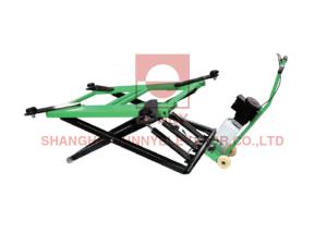 China Portable Movable Scissor Lift With Power Unit Cart Pull Handle on sale