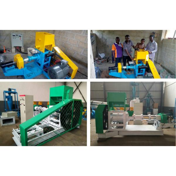 380v / 220v Fish Feed Extruder Floating Feed Machine 1000kg/H Stable Operation