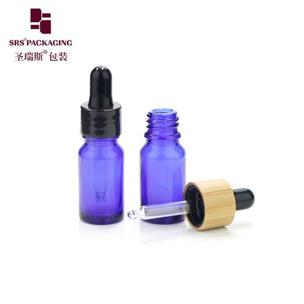 Buy 5ml transparent clear glass stock plastic dropper lid bottle packaging for essential oils at wholesale prices