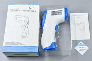 Quality LCD Screen Fever Temperature 3V Infrared Forehead Thermometer for sale