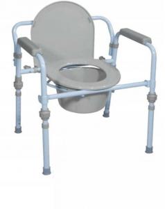 China Commode chair, STEEL COMMODE CHAIR, CONVENIENT FOR TRANSPORTION, FORLDABLE AND OUTDOOR on sale