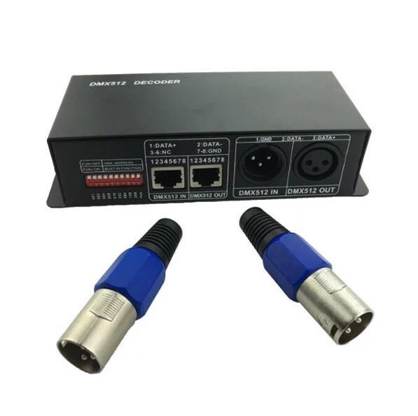 Buy DMX512 Decoder LED Strip Controller 3 Channel 8A/CH at wholesale prices