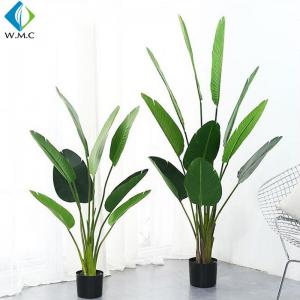 China Palm Banana Artificial Bonsai Plants 5-10 Years Life Time Customized Design on sale