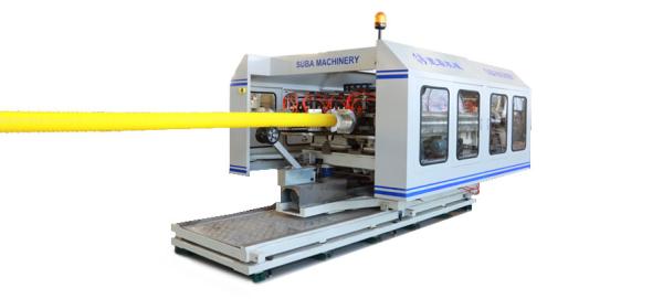 Buy High Speed Double Single Wall Corrugated Tube Extrusion Line, DWC Pipe Machinery With Automatically Cutter at wholesale prices