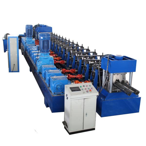 Highway Beam Roll Guardrail Forming Machine W Beam Crash Barrier Chain Drive