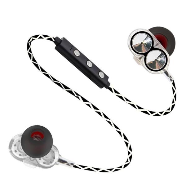 2018 New Innovative Product wireless ear buds headset with Mic total 4 speakers dual handsfree bluetooth earphone