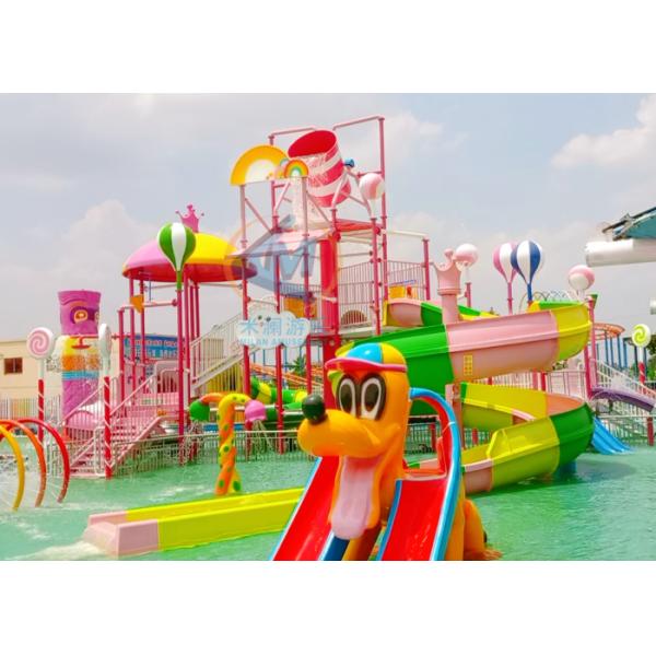 Interactive Children Water House Commercial Water Play Park Outdoor Small Size
