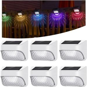 China Light Sensor Solar Step Lights Led Solar Garden Light For Outdoor Stairs Step Fence Yard on sale