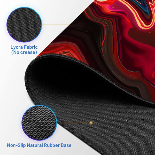 Stock Custom Sublimation Logo XL XXL Large Computer Keyboard Liquid Deskpads Deskmats Rubber Mouse Game Mats Desk Pad Gaming Mousepad