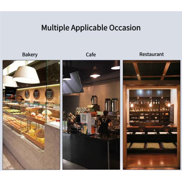 Practical 50HZ Small Cake Display Counter , Vertical Glass Chiller Cake Showcase