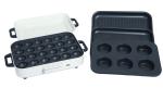 Colorful 5 In 1 Multi Function Cooker for Takoyaki , Gill , Griddle , Muffin and