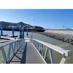 Aluminum Alloy Floating Docks Marine WPC Decking Floating Pontoon