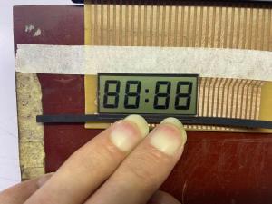 Quality Positive Reflective Polarizer TN LCD Display Custom 7 Segment For Hour Meter for sale