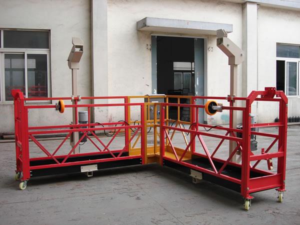 Buy 90 Degree Red Steel Rope Suspended Window Washing Platform Cardle 3KW × pcs at wholesale prices