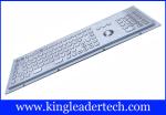 Rugged Metal Industrial Keyboard With Trackball 103 Function Keys And Number