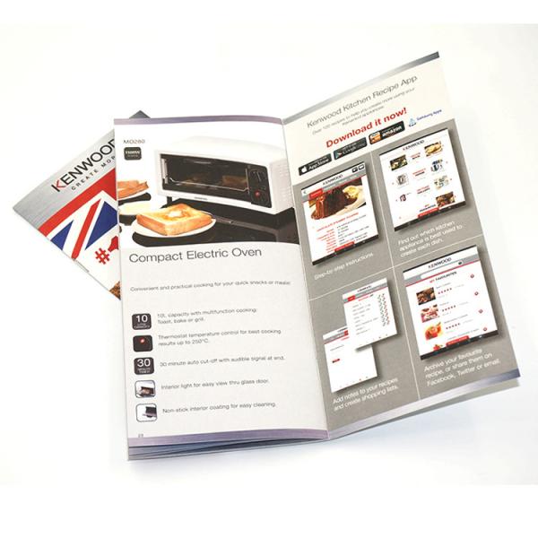 110mmx210mm Custom Handbook Promotional Booklet Printing Matt Lamination