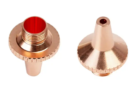 D15H19 M8 Nozzle Lasermech Cutting Head Laser Nozzles Three D Type