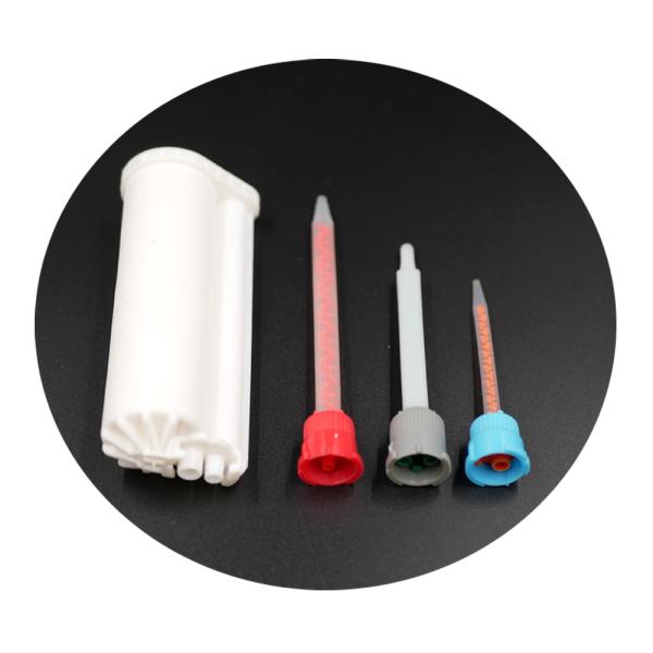 Static Cartridge Mixing Tip Resin Mixer Adhesive Gun Epoxy Mixing Nozzle Applicator for 50ml 10:1 Ratio