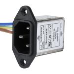 Yanbixin IEC Inlet Filter 1A-10A Wire Terminal Power Line Filter YB11A7-6A-W