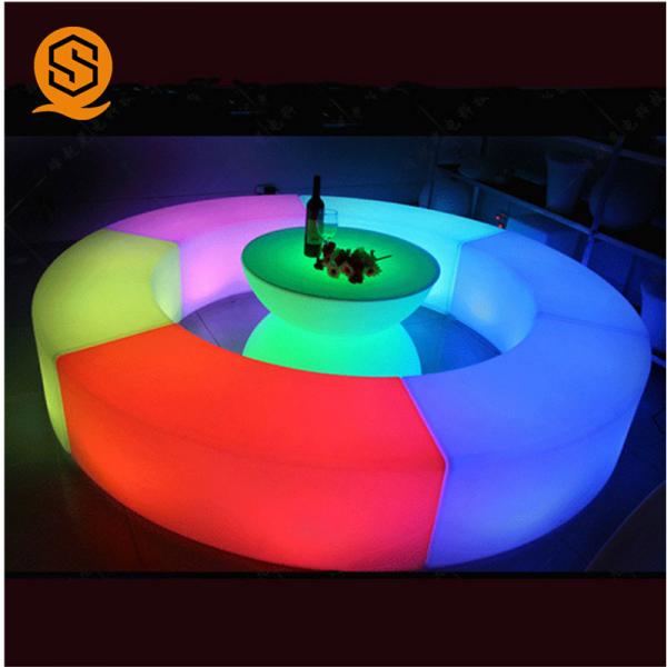 Buy Remote Control Luminous LED Bar Counter LED Bar Table Rechargeable Multi-Color LED Bright Furniture at wholesale prices