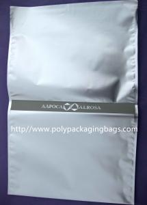 China Silver Aluminium Foil Bag Self Adhesive Plastic Bag With Adhesive Seal on sale