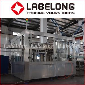 Automatic Bottle Filling And Capping Machine , PLC Control Beverage Bottling Machine