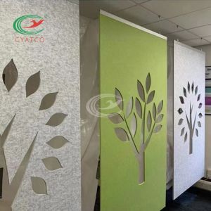China Perforated Hollow PET Acoustic Panels Eco Friendly Room Divider on sale China Perforated Hollow PET Acoustic Panels Eco Friendly Room Divider on sale