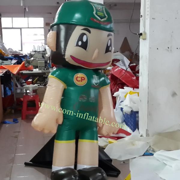 Buy Inflatable green robot model carton at wholesale prices