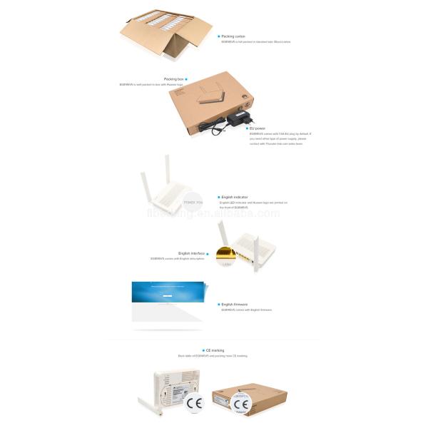 dual Wi-Fi huawei EG8145V5 gpon ONU ONT FTTH 1GE 3FE USB TEL Optical Network Terminal