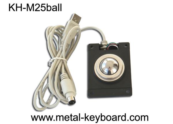 Buy Optical Panel Mount Mouse Trackball Standard USB / PS2 Output Support Dia 25mm at wholesale prices