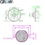 GROW GM861XS-0 Small 1D/2D Bar Code QR Code DC5V Barcode Reader Module UART/USB