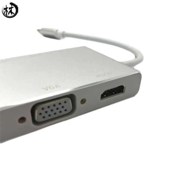 Buy Type c to vga , hdtv ,  usb 3.0 for mobile phone, computer and TV Multi-purpose converter at wholesale prices