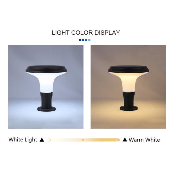Wall Post Solar Pillar Light Stone Gate Bottom Bollard Yard Lawn