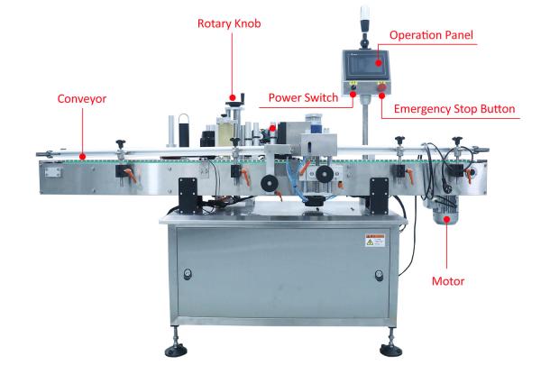 Buy Multifunctional Label Applicator Machine For Round Flat Oval Bottle at wholesale prices