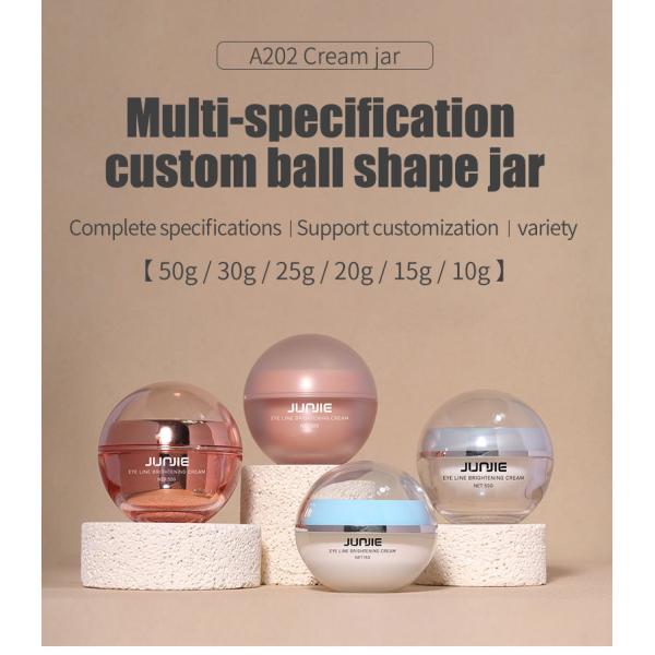 High Quality Colorful Double Wall AS Jar with Luxury Lid 10ml 15ml 20ml 30ml 50ml Sizes for Skin Cream and Lotion Cosmetics