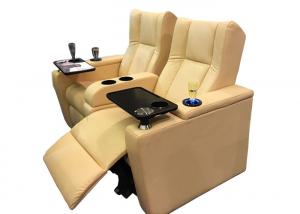 Entertainment 3 Seater Metal Base Movie Recliners