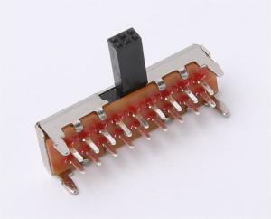 Quality Mini SPDT Slide Switch 2 Pole 6 Position SK26D01 For Controlling Current for sale