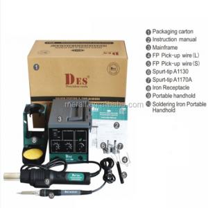 China h92 hot air and hot iron 2 in 1 rework soldering station new type 2 in 1 soldering soldering iron 2 in 1 on sale