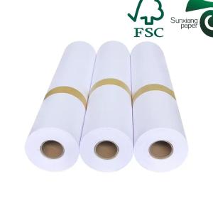 Quality 610mm 620mm Width Plotter Paper Roll For CAD Engineering Paper CAD Plotter Paper FSC for sale