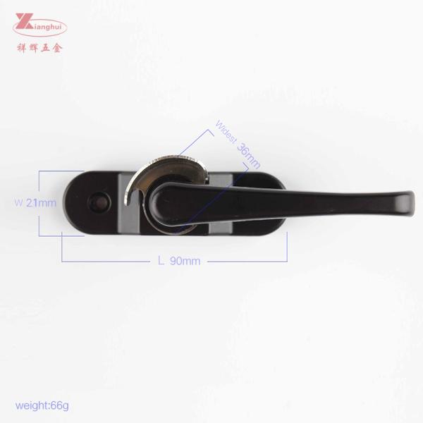 21*27 Window Zinc/Aluminum Alloy UPVC Lock with Solid Handle and Long-lasting Finish