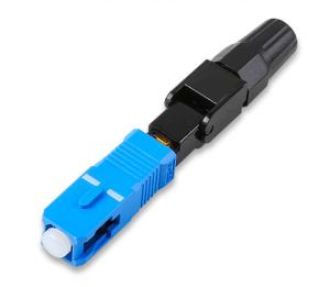 Good Concentricity SC UPC Fiber Connector Singlemode / Multimode Plastic Shell