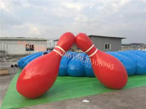 Quality bowling alley, plastic bowling pin ,inflatable human bowling game ,bowling equipment , human bowling ball , blowing pins for sale