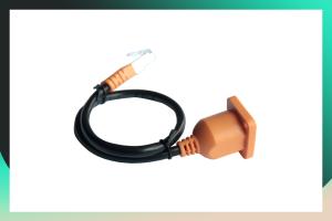 Quality Pure Copper RJ45 Patch Cable Extension Line With Ear Fixed With Screw Hole Male for sale