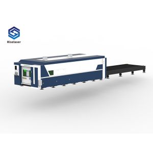 Quality Fully Enclosed Industrial Laser Cutting Machine Exchange Table High Precision for sale