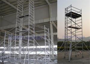 Quality Alloy Aluminium Mobile Tower Scaffold Lightweight Scaffold Tower Platform 272kg Load Capacity for sale