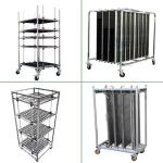 SMT Antistatic ESD Magazine Rack Anti Static PCB magazine rack for PCB assembly
