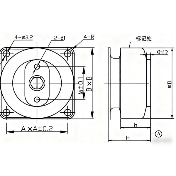 JZP-7.0-SC-SC1 Rubber Shock Absorber with 100g/12times Shock Resistance and 50N/mm Axial Stiffness for Optical Systems